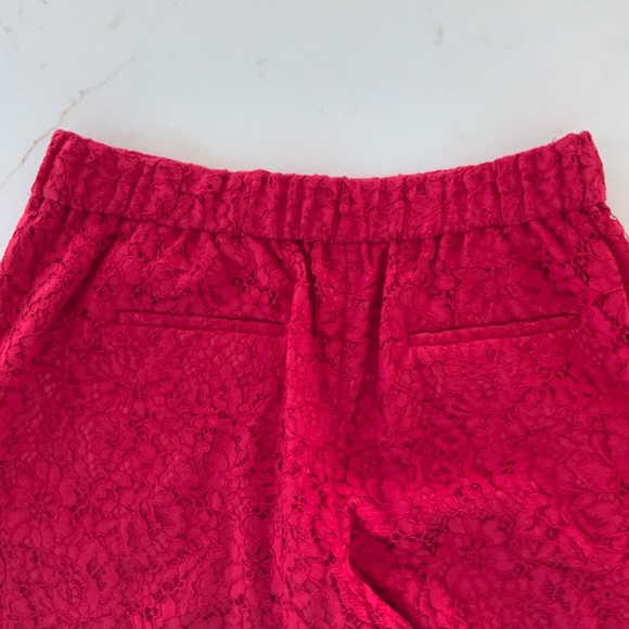 EUC JCREW lace pull on pant - Picture 2 of 5